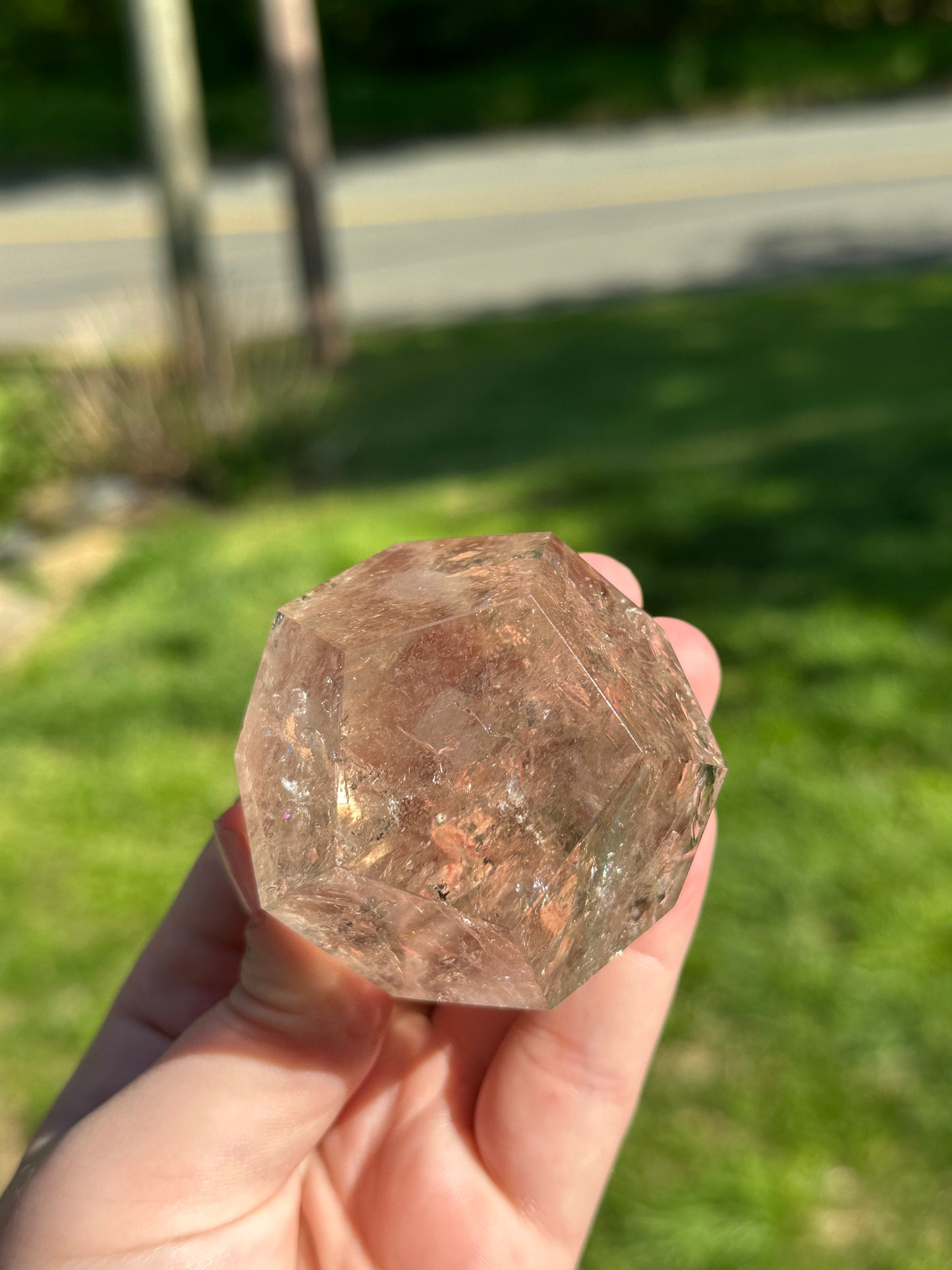 Citrine Dodecagon Crystal